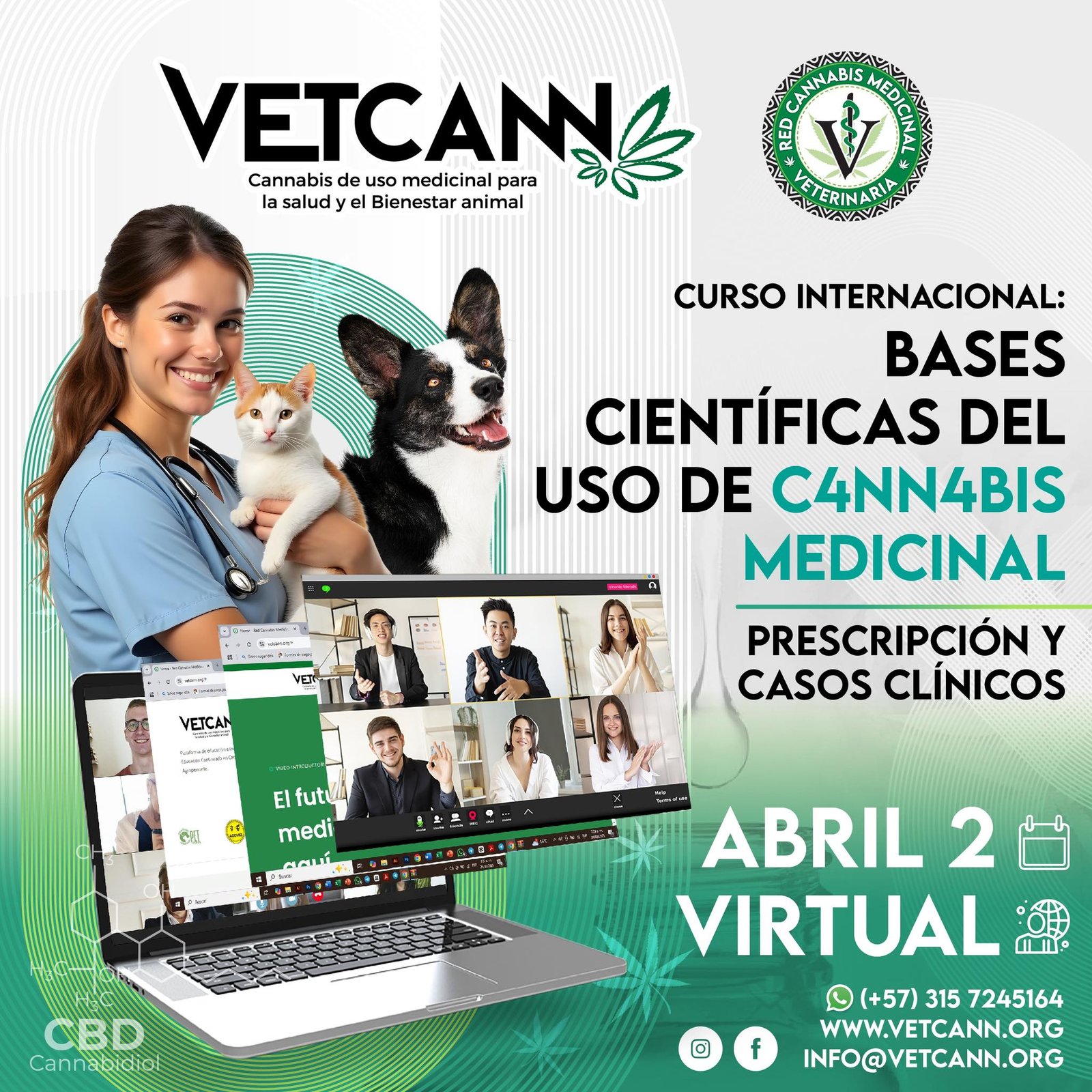 Curso Bases Cientificas del Uso de Cannabis Medicinal 2025