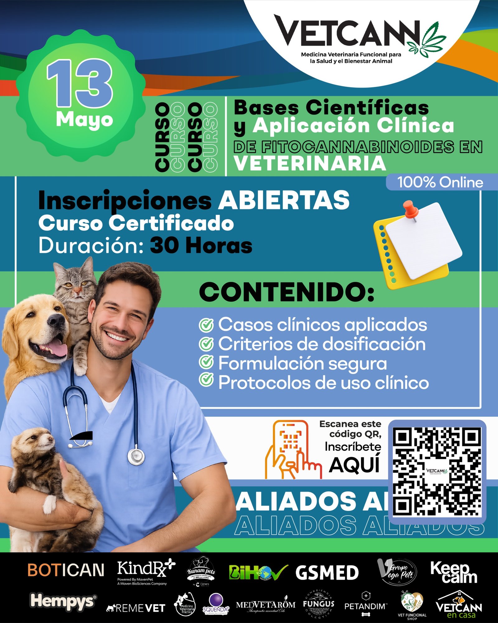 Curso Cannabis Medicinal Veterinario - Bases Científicas y Aplicación Clínica 2026
